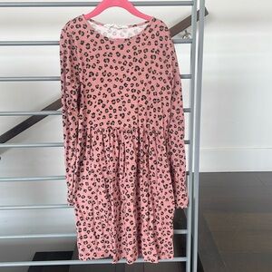 Worn Once H&M  Long Sleeve Tunic Dress - Animal Print
